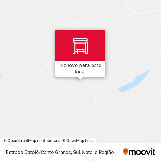 Estrada Catolé / Canto Grande, Sul mapa