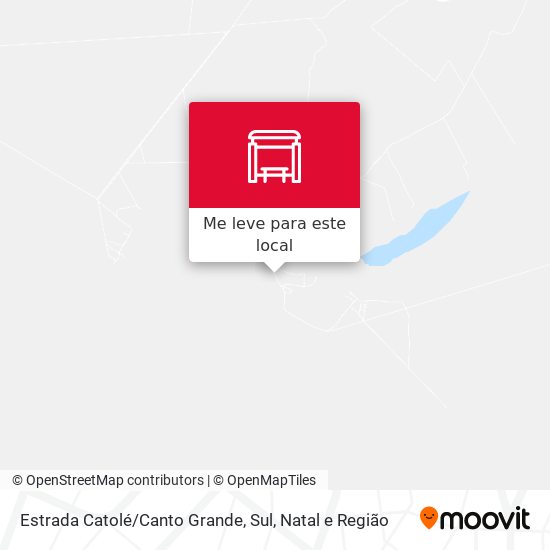 Estrada Catolé / Canto Grande, Sul mapa