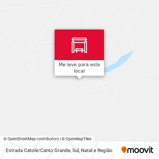 Estrada Catolé / Canto Grande, Sul mapa