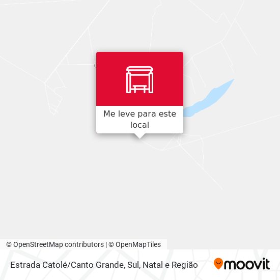 Estrada Catolé / Canto Grande, Sul mapa
