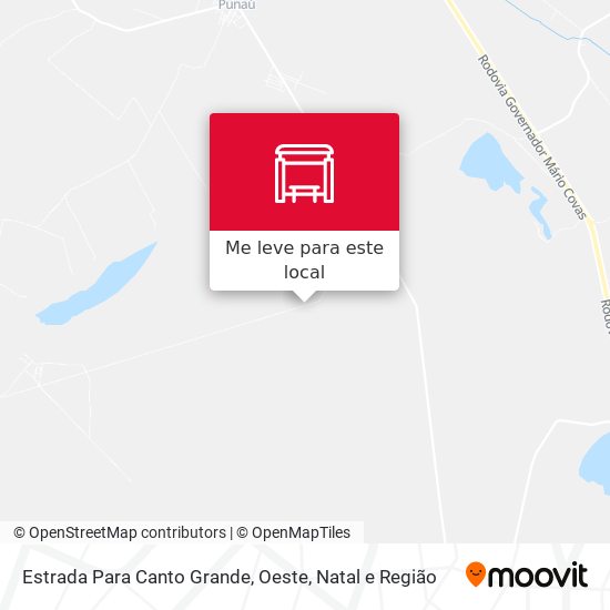 Estrada Para Canto Grande, Oeste mapa