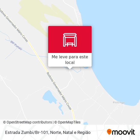 Estrada Zumbi/Br-101, Norte mapa
