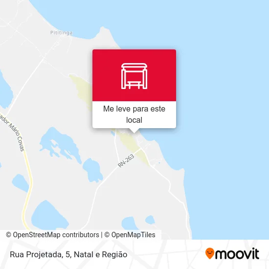 Rua Projetada, 5 mapa