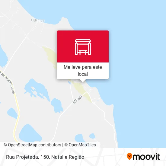 Rua Projetada, 150 mapa