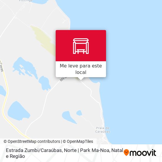 Estrada Zumbi / Caraúbas, Norte | Park Ma-Noa mapa