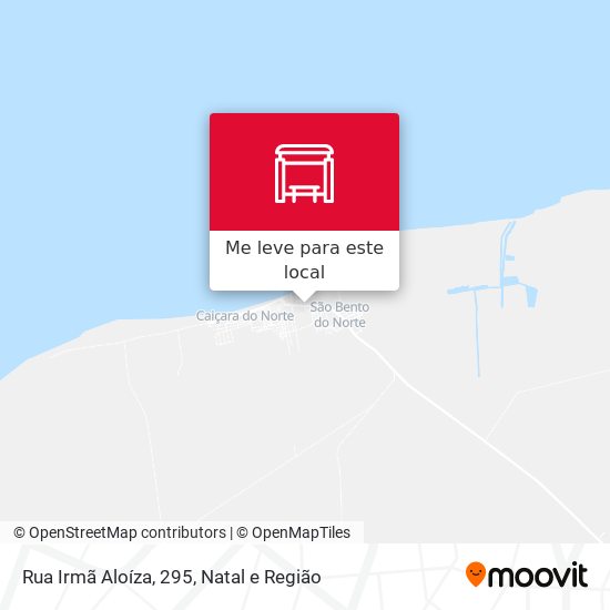 Rua Irmã Aloíza, 295 mapa
