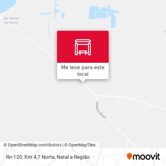 Rn-120, Km 4,7 Norte mapa