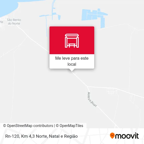 Rn-120, Km 4,3 Norte mapa