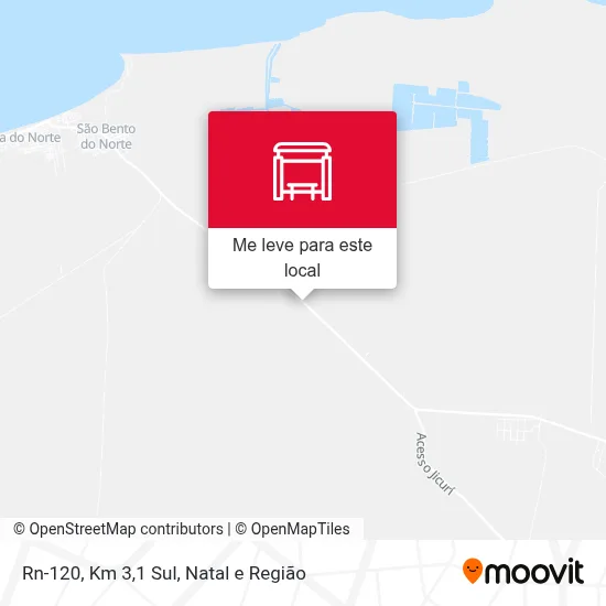 Rn-120, Km 3,1 Sul mapa