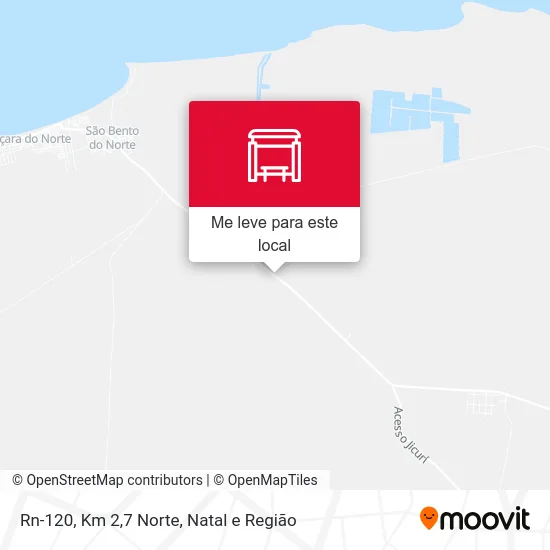 Rn-120, Km 2,7 Norte mapa