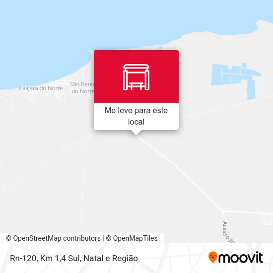 Rn-120, Km 1,4 Sul mapa