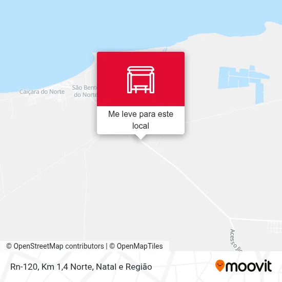 Rn-120, Km 1,4 Norte mapa