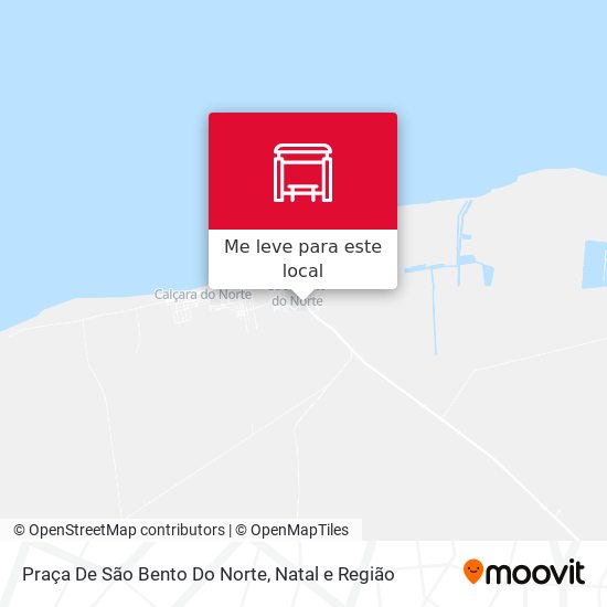 Praça De São Bento Do Norte mapa