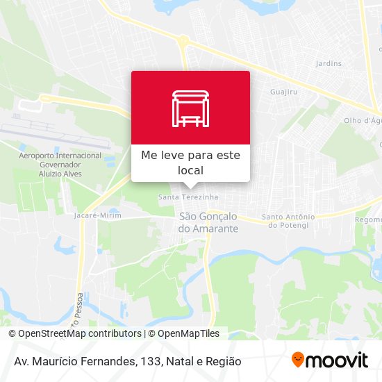 Av. Maurício Fernandes, 133 mapa