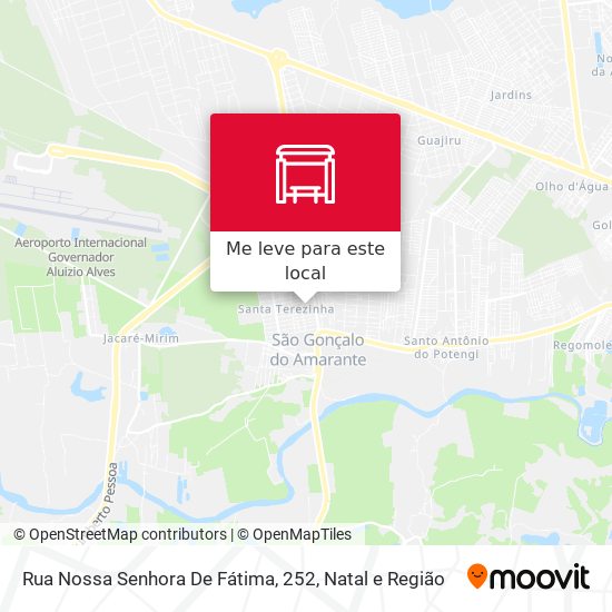 Rua Nossa Senhora De Fátima, 252 mapa