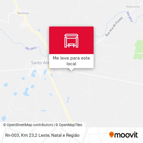 Rn-003, Km 23,2 Leste mapa