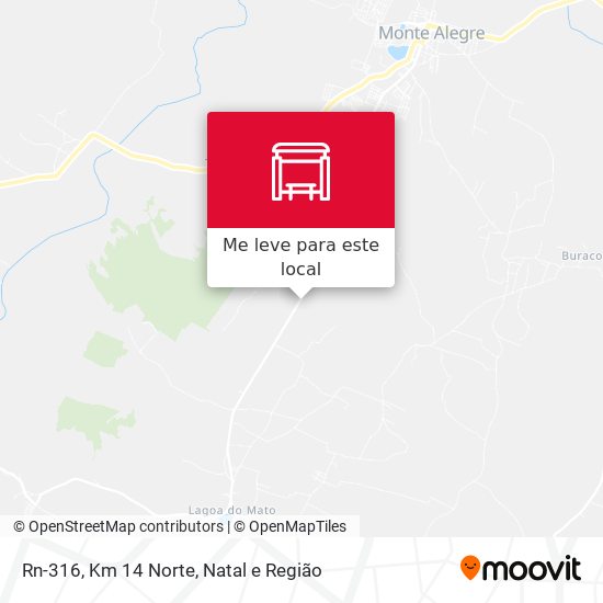 Rn-316, Km 14 Norte mapa