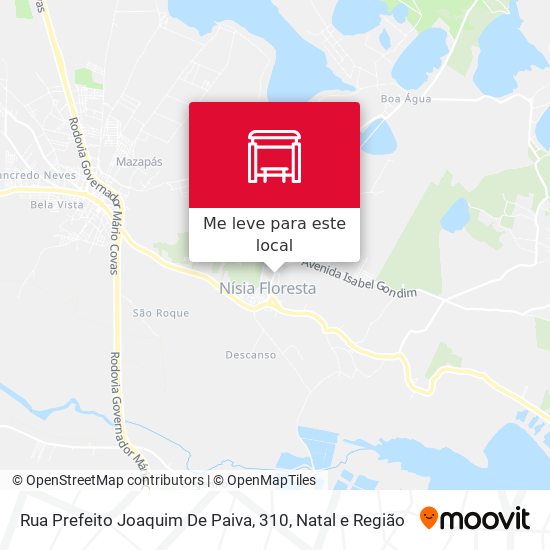 Rua Prefeito Joaquim De Paiva, 310 mapa