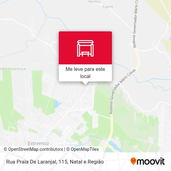 Rua Praia De Laranjal, 115 mapa