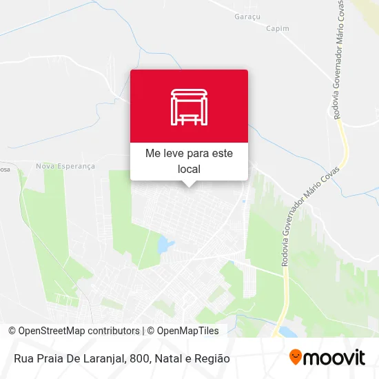 Rua Praia De Laranjal, 800 mapa