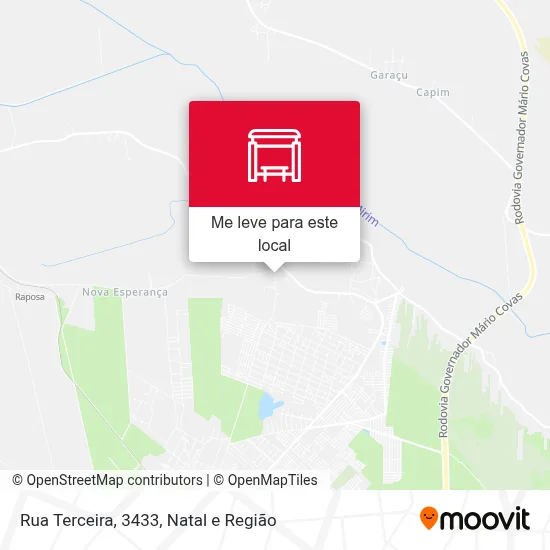 Rua Terceira, 3433 mapa
