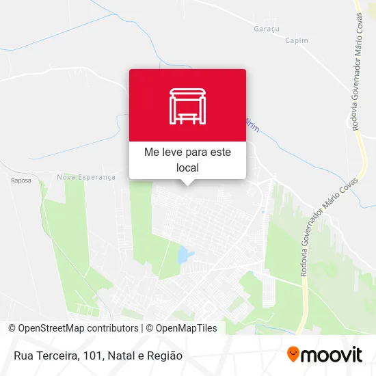 Rua Terceira, 101 mapa