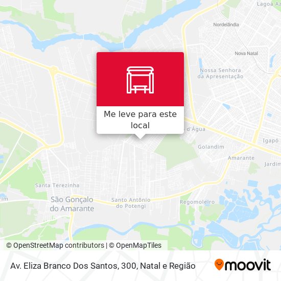 Av. Eliza Branco Dos Santos, 300 mapa