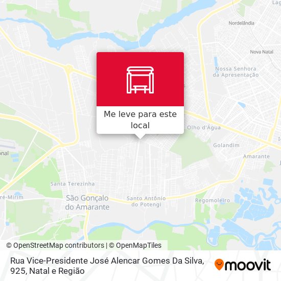 Rua Vice-Presidente José Alencar Gomes Da Silva, 925 mapa