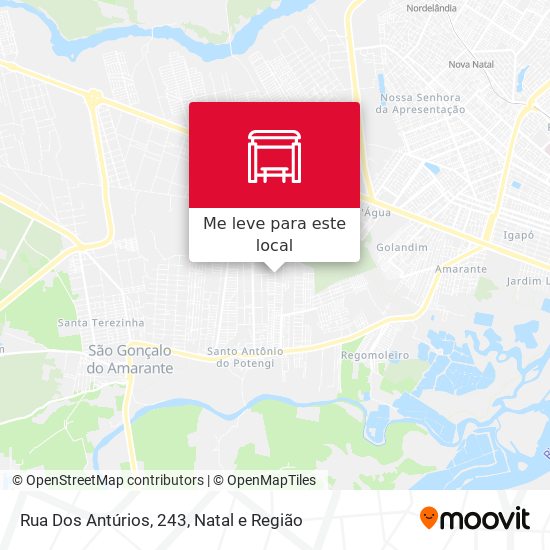 Rua Dos Antúrios, 243 mapa