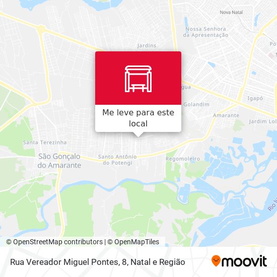 Rua Vereador Miguel Pontes, 8 mapa