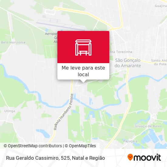 Rua Geraldo Cassimiro, 525 mapa