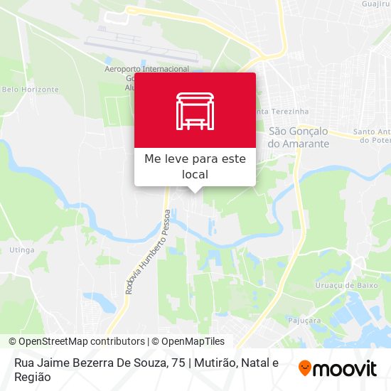 Rua Jaime Bezerra De Souza, 75 | Mutirão mapa