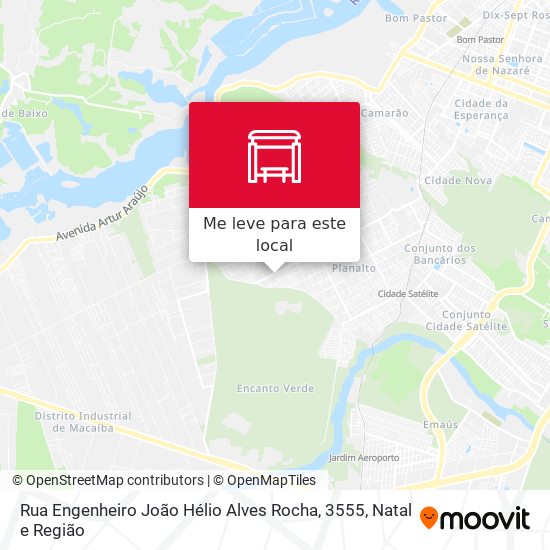 Rua Engenheiro João Hélio Alves Rocha, 3555 mapa