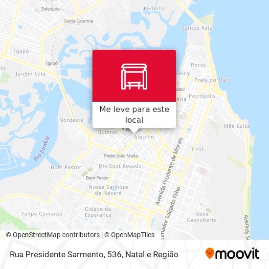 Rua Presidente Sarmento, 536 mapa