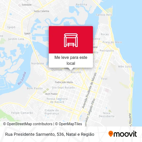 Rua Presidente Sarmento, 536 mapa