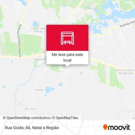 Rua Goiás, 66 mapa