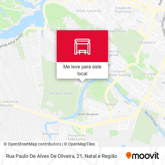 Rua Paulo De Alves De Oliveira, 21 mapa