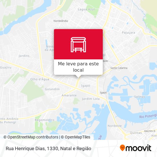 Rua Henrique Dias, 1330 mapa