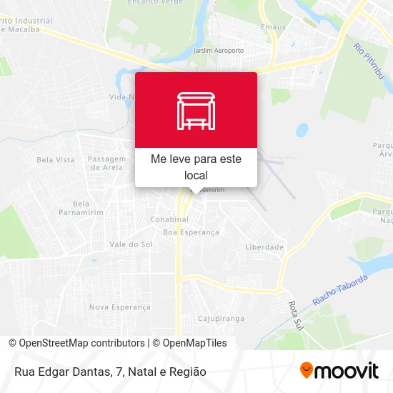 Rua Edgar Dantas, 7 mapa