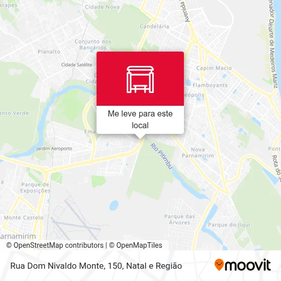 Rua Dom Nivaldo Monte, 150 mapa
