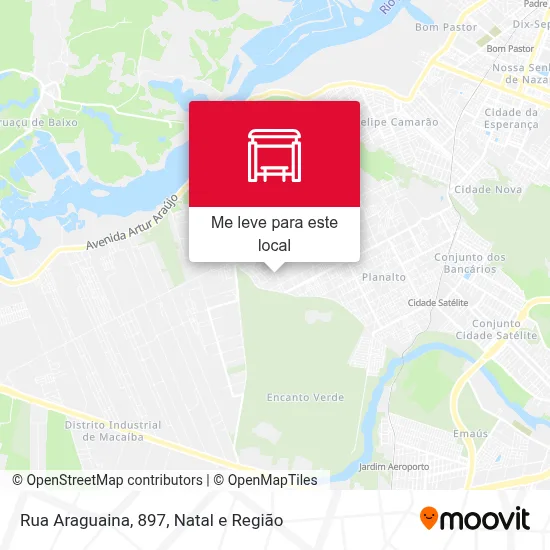 Rua Araguaina, 897 mapa