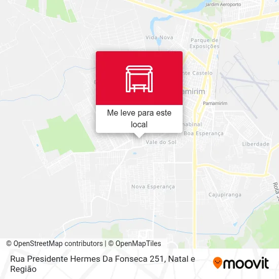 Rua Presidente Hermes Da Fonseca 251 mapa