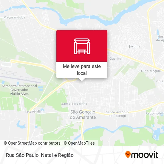 Rua São Paulo mapa
