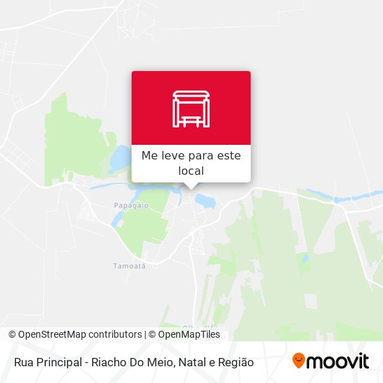 Rua Principal - Riacho Do Meio mapa