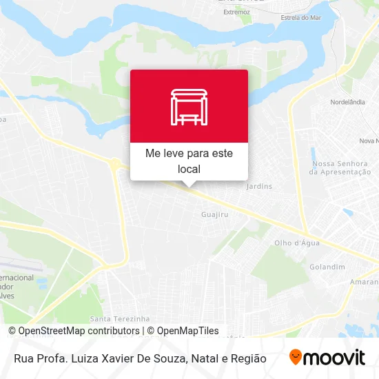 Rua Profa. Luiza Xavier De Souza mapa