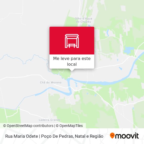 Rua Maria Odete | Poço De Pedras mapa
