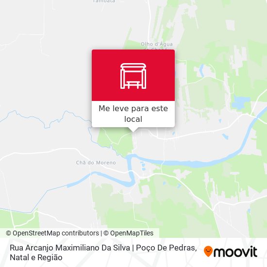 Rua Arcanjo Maximiliano Da Silva | Poço De Pedras mapa