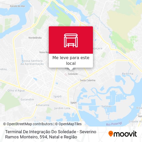 Terminal De Integração Do Soledade - Severino Ramos Monteiro, 594 mapa