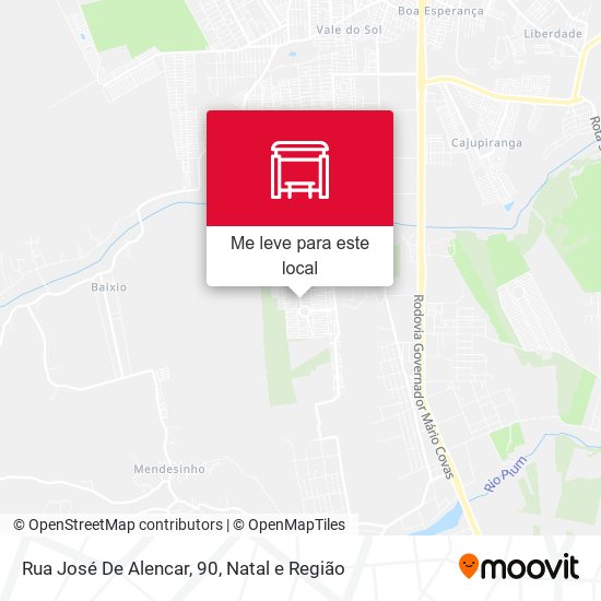 Rua José De Alencar, 90 mapa