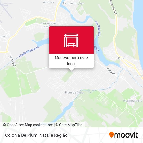 Colônia De Pium mapa
